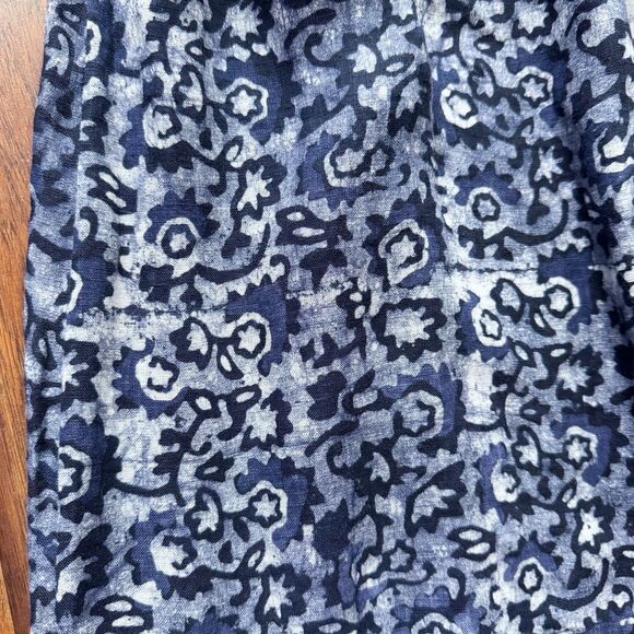 Faherty Womens Margarita Strapless Maxi Dress Sz XS 100% Linen Blue Coastal Boho - Picture 9 of 16